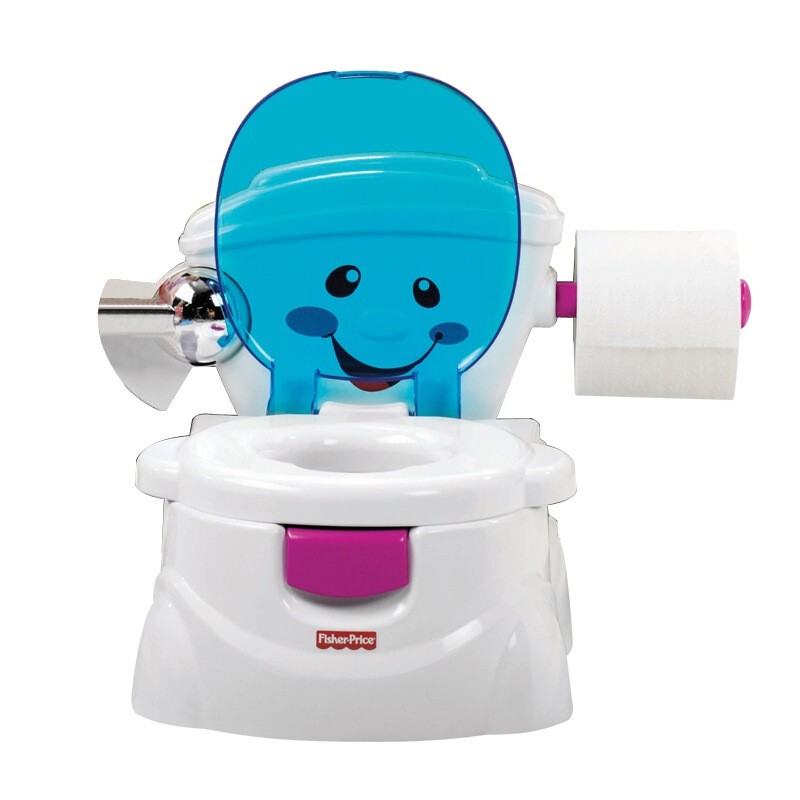 费雪fisher-price 早教启智玩具 宝宝嘘嘘好伙伴 婴儿马桶坐便器尿盆