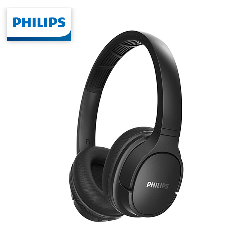 飞利浦（PHILIPS）头戴式运动耳机 无线蓝牙耳机 防滑头梁 跑步防水防汗耳机 苹果安卓手机通用 SH402黑