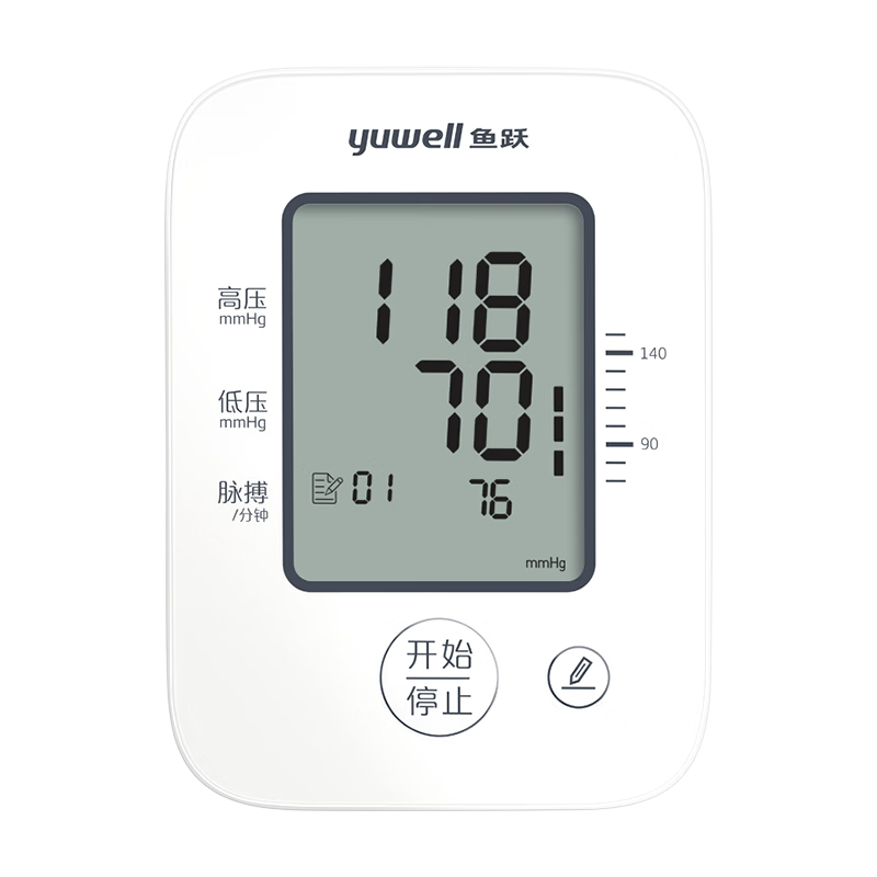 Yuwell/��Ծ YE660D �ϱ�ʽ����Ѫѹ�� 90�����ֵ YE660D�����