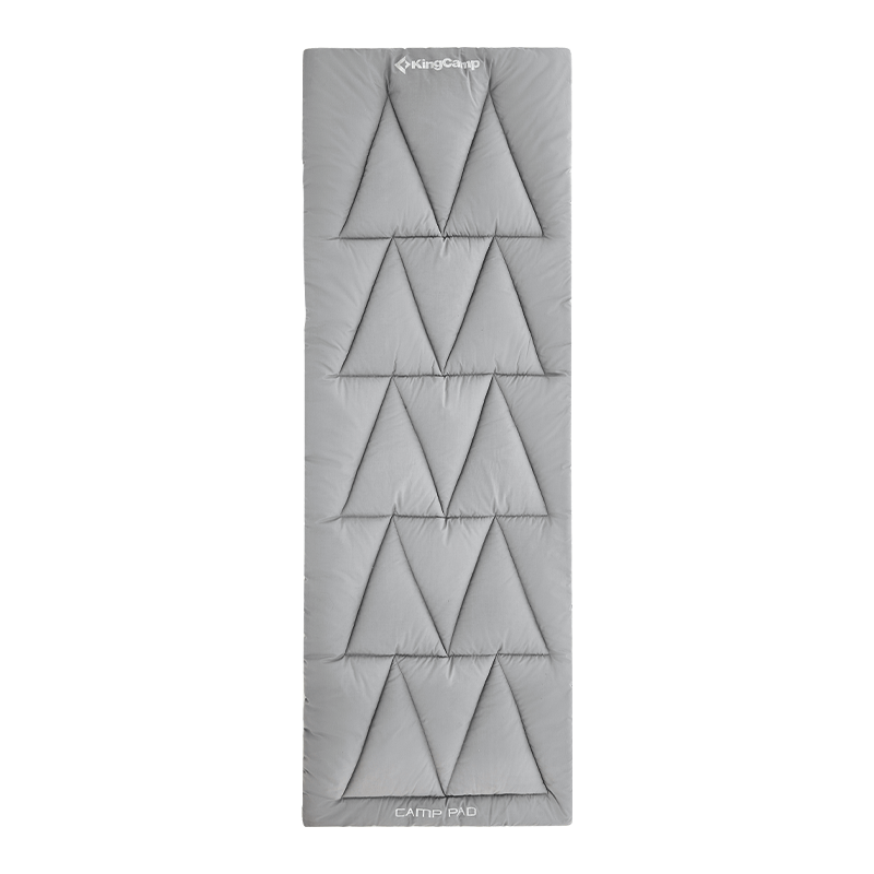 康尔（KingCamp）折叠床软垫单人户外睡垫办公室午休防滑透气棉垫 可机洗#KM2413灰