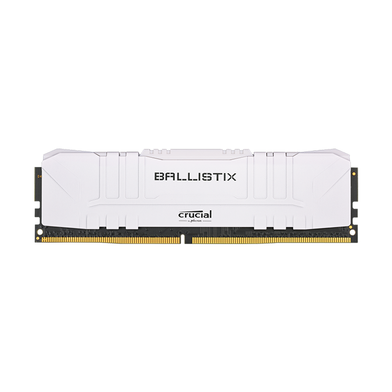 16日0点：英睿达（Crucial）16GB DDR4 3000频率 台式机内存条 Ballistix铂胜系列游戏神条白色 美光原厂出品