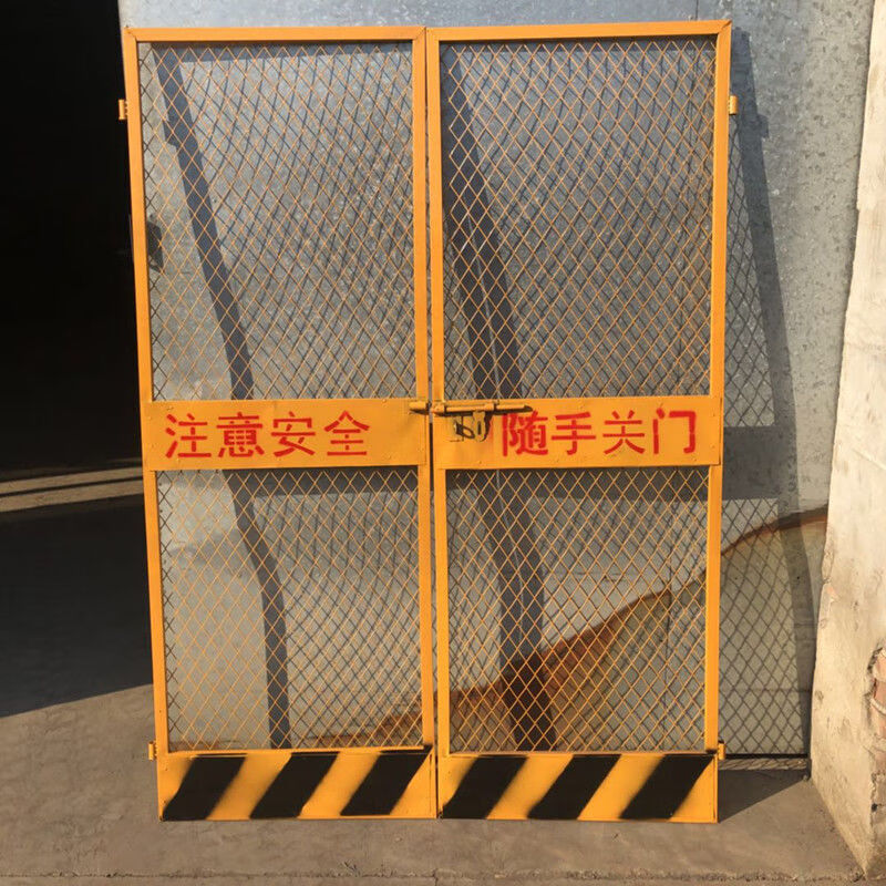栀司围栏施工电梯防护门工地人货梯安全门升降机洞井口电梯井防护门安