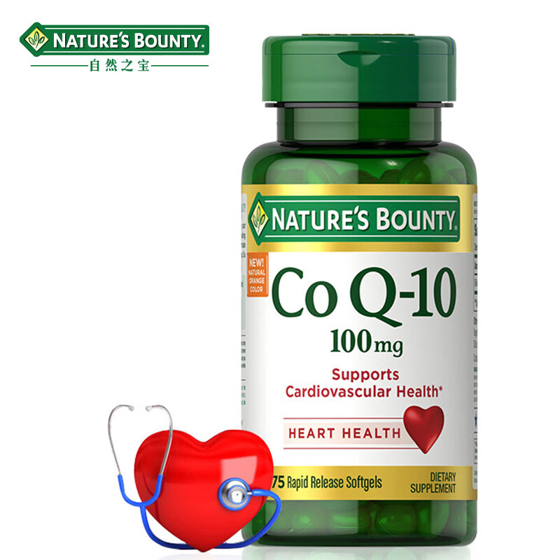 自然之宝辅酶Q10营养软胶囊：稳定的价格，心脏健康利器