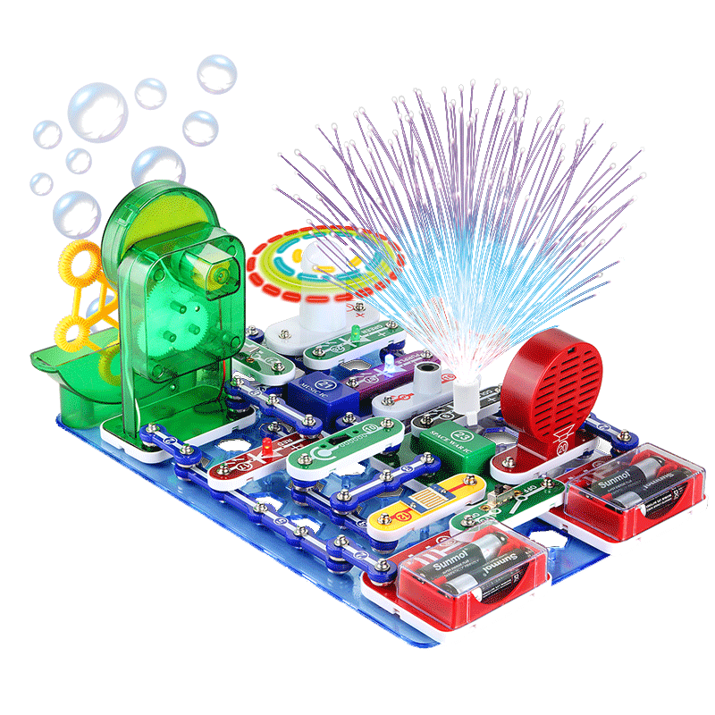 电学小子电子积木拼装物理实验玩具3-8岁儿童科学实验科学玩具套装STEAM玩具男孩女孩玩具六一儿童节礼物
