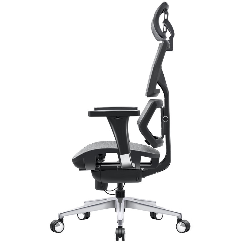 工学至尊i5 骶位支撑女生人体工学椅学生学习椅小个子专用椅子女士电脑椅 黑框科技灰(8D扶手)