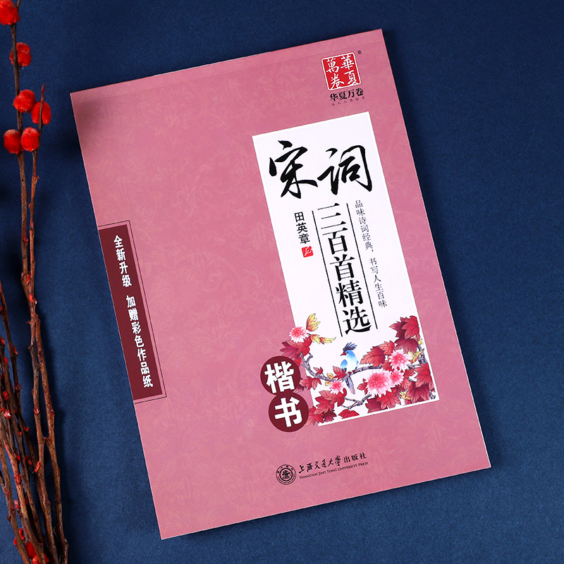 田英章书楷书字帖 唐诗宋词三百首精选 字