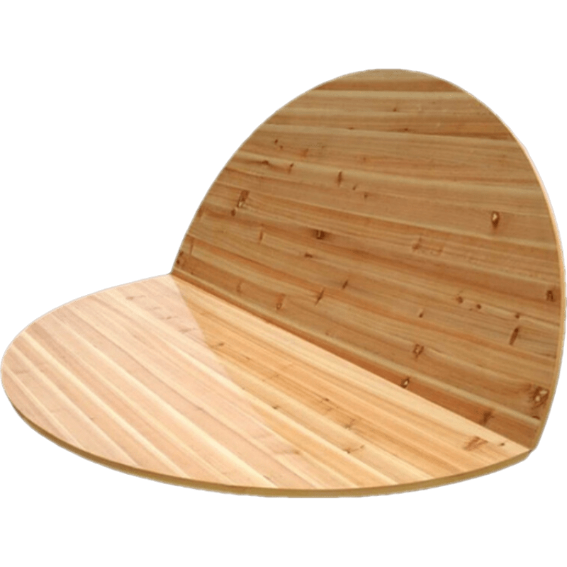 铁丫 折叠圆桌面实木大圆桌面杉木折叠1.5米1.6米1.8米家用圆型餐桌10人酒店餐桌圆台面 1.2米单桌面【不可折叠】