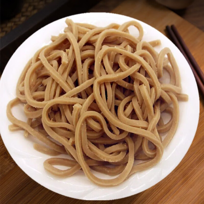 野禾食品 莜面鱼鱼山西特产 低脂粗粮 莜面面条窝窝 方便面食 莜面条220g*5袋