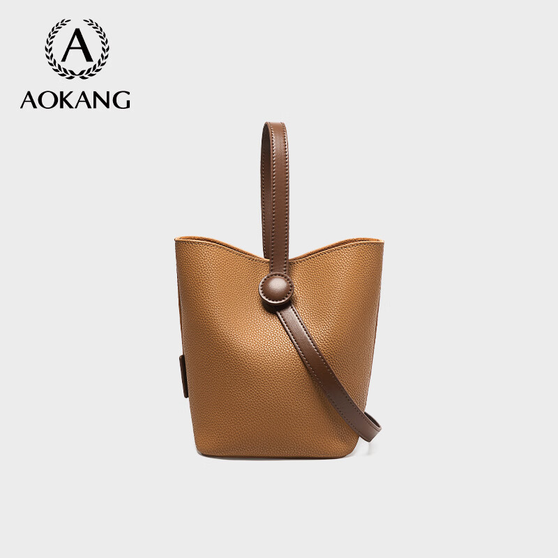 奥康(aokang)parfois奥康包包2024新款菜篮子女款水桶包大容量斜挎包