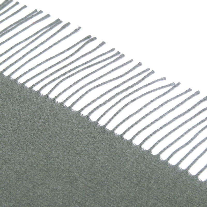 达芬奇密码 冬季百搭厚款保暖围巾女士披肩仿羊毛男士红品本命年订制LOGO 银灰