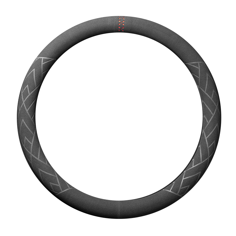 翻毛皮汽车方向盘套车载D型方向盘套冬季毛绒吸汗防滑超薄运动款车载D型把套四季通用汽车用品潮 适用于 吉利博越远景x6星瑞缤越帝豪gsl缤瑞星越icon