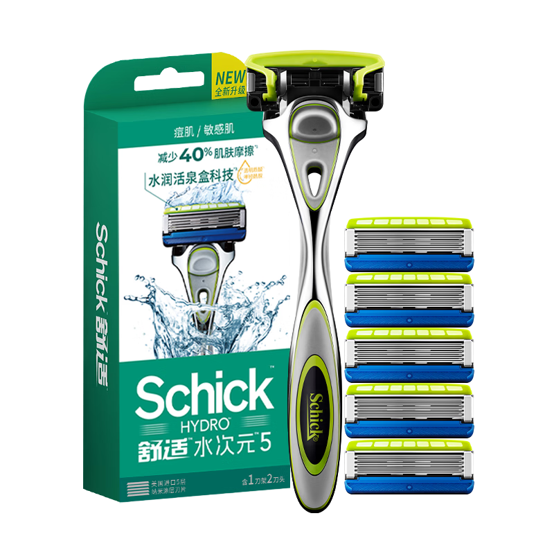 PLUS��Ա�����ʣ�Schick��������ˮ��Ԫ5���������뵶1����6��ͷ 170.1Ԫ(����ȯ����85.05Ԫ/��)