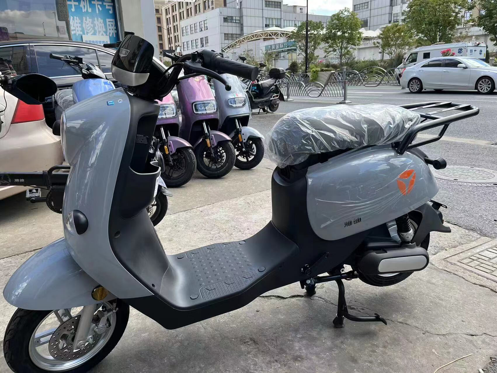 0后备箱后尾架电动车后货架后尾箱支架电瓶车加 黑铁烤漆尾架