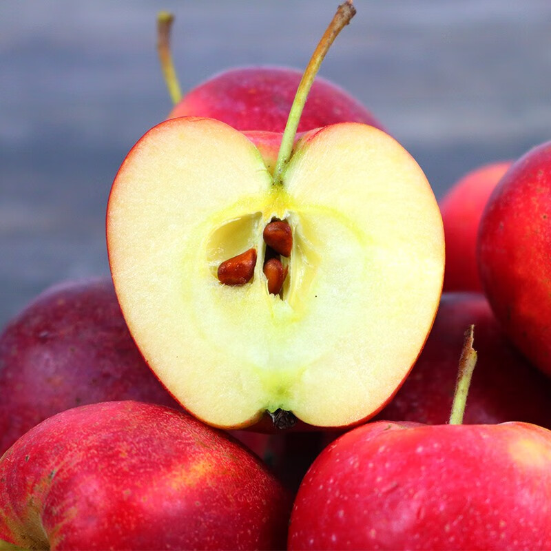 鲜姿麻脸鸡心果东北特产新鲜水果小苹果脆甜锦绣海棠新鲜孕妇水果礼盒 5斤精选【40-50枚】
