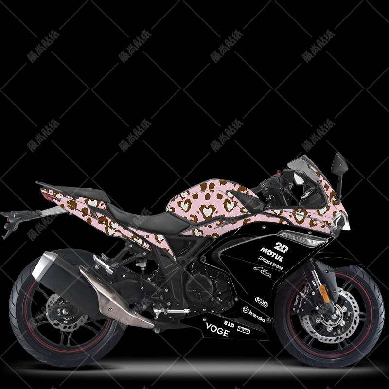 定制隆鑫无极300rr贴纸改装摩托车贴画装饰版画贴花diy防水贴膜 深空