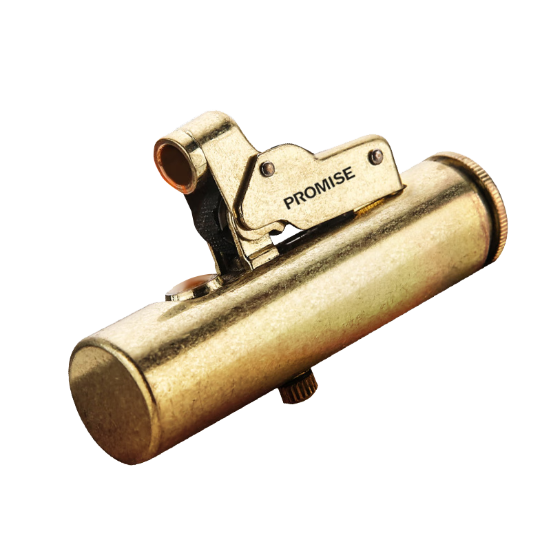 百誠百誠男士煤油打火機創(chuàng)意個性潮復(fù)古打火機煤油懷舊老式銅火機男 黃銅