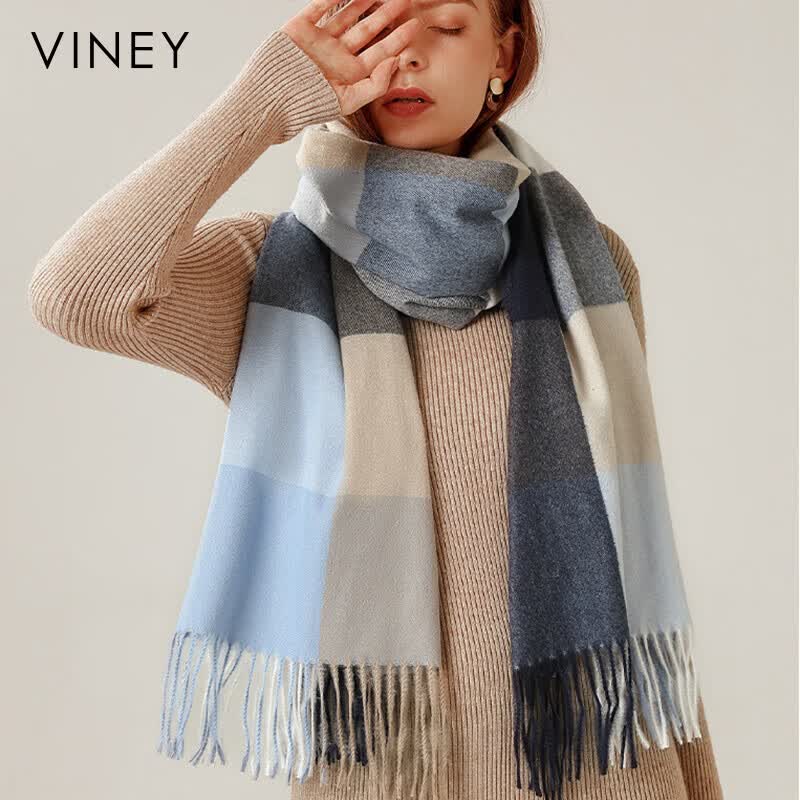 viney围女秋冬季格子围巾披肩女士保暖围脖情侣围巾妈妈圣诞节生日礼物使用感如何?