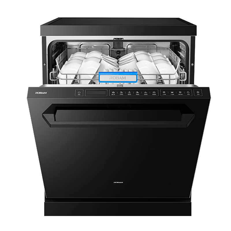 618预售:robam 老板 洗碗机天空之境15套大容量嵌入式洗碗机 f80d黑