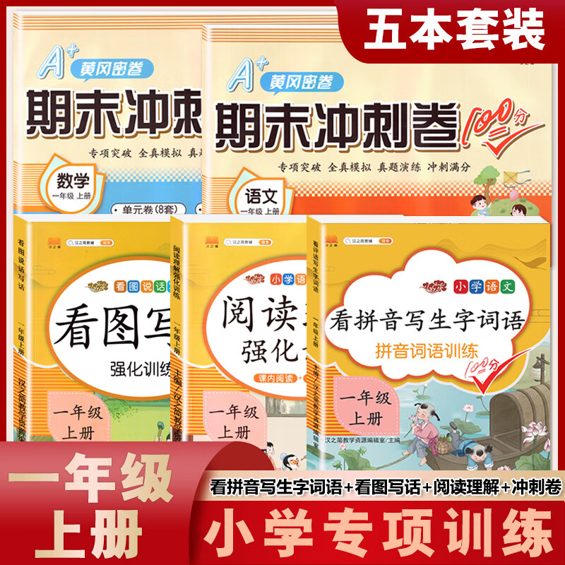 一年级上册下册阅读理解强化训练书小学生看