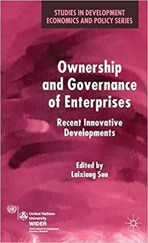 预订 ownership and governance of enterprises