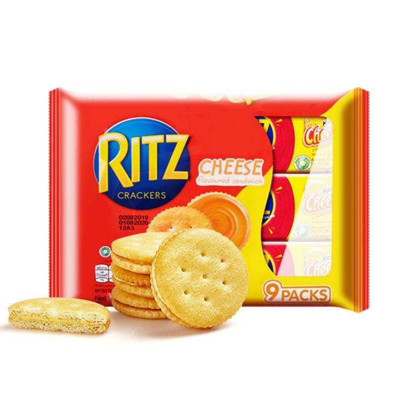 ritz乐之饼干 印尼 ritz 243g 卡夫乐之夹心饼干 柠檬奶酪网红零食