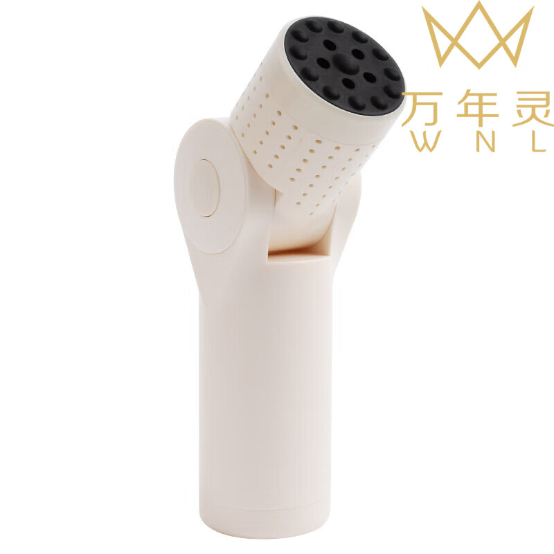 砭石艾灸罐刮痧棒面部刮脸仪器刮痧板拨筋棒肩颈腿部精油热敷经络按摩全身通用明星同款随身艾灸盒 米白色 砭石艾灸棒套盒