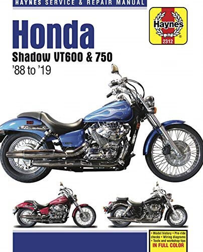 Honda Shadow VT600 & 750 (88 - 19) Haynes Repair Manual