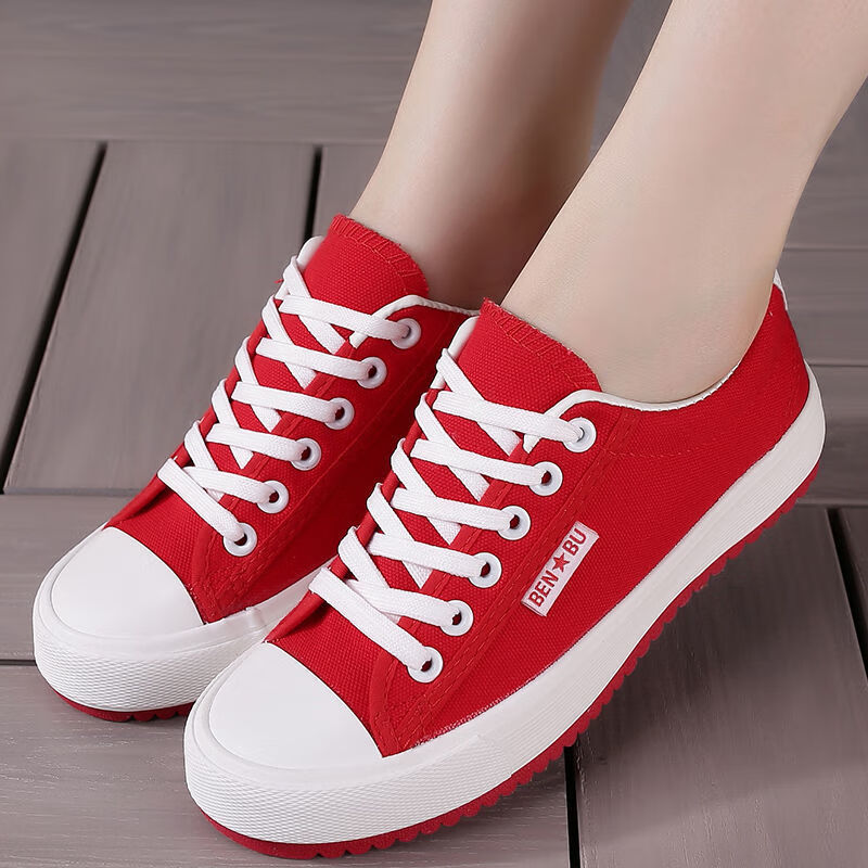 不系鞋带休闲板鞋女帆布鞋ins春季新款鞋子女低帮帆布鞋女鞋韩版百搭