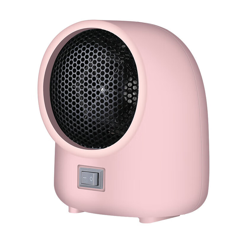 顺睿 迷你暖风机办公桌面静音热风机小型家用取暖器卧室电暖器顺睿 樱花粉