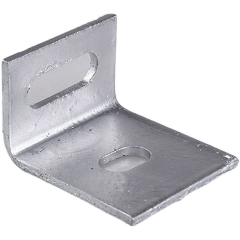 泥之昕光伏支架连接件 埋件三面围焊 热镀锌檩托 75*50大量现货