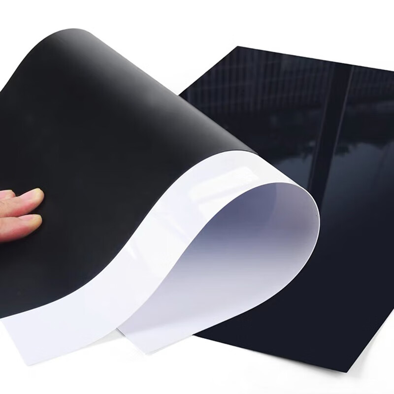 ALPVC塑料片材黑白色abs片耐高温PC硬片绝缘垫片印刷3M背胶加工定制 光白2.0mm厚915mm*1830mm