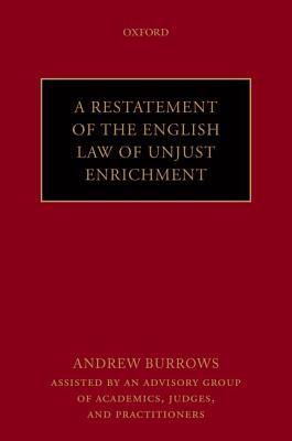 预订a restatement of the english law of unjust enric
