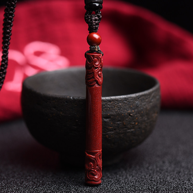 宫艳 定海神针项链男女款朱砂大圣孙悟空如意金箍棒吊坠爱情中秋节