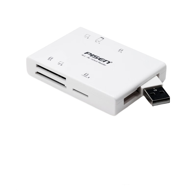 Ʒʤ��PISEN�����������һ����usb2.0�ӿ�֧��SD��MS��TF��CF����������ĺ�һ�๦�� �ĺ�1������ ��ȫ������