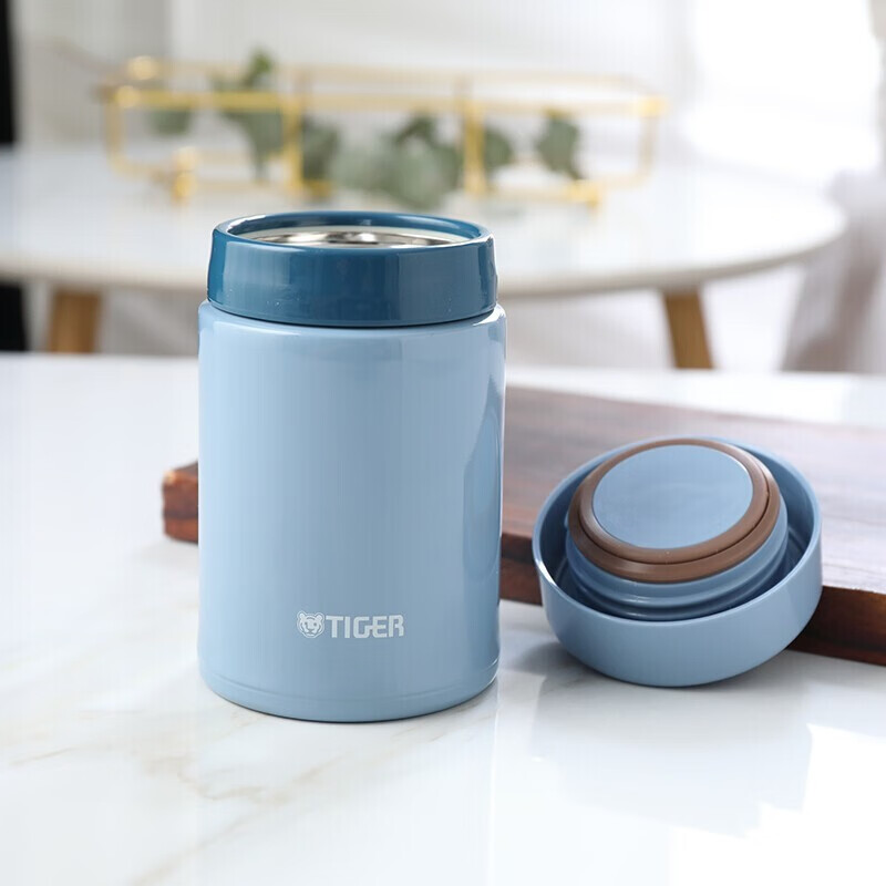 焖烧杯粥杯汤杯 迷你款多用型水杯大容量焖烧罐 as湖蓝色 250ml