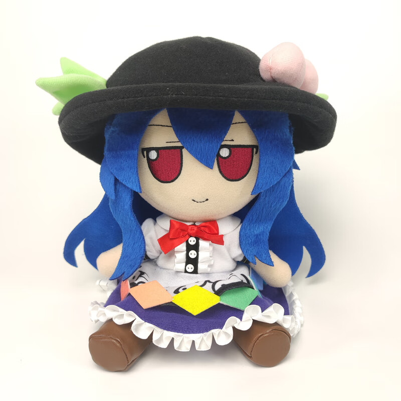 东方project 周边布偶现货娃比那名居天子毛绒玩具玩偶fumo 高约20cm