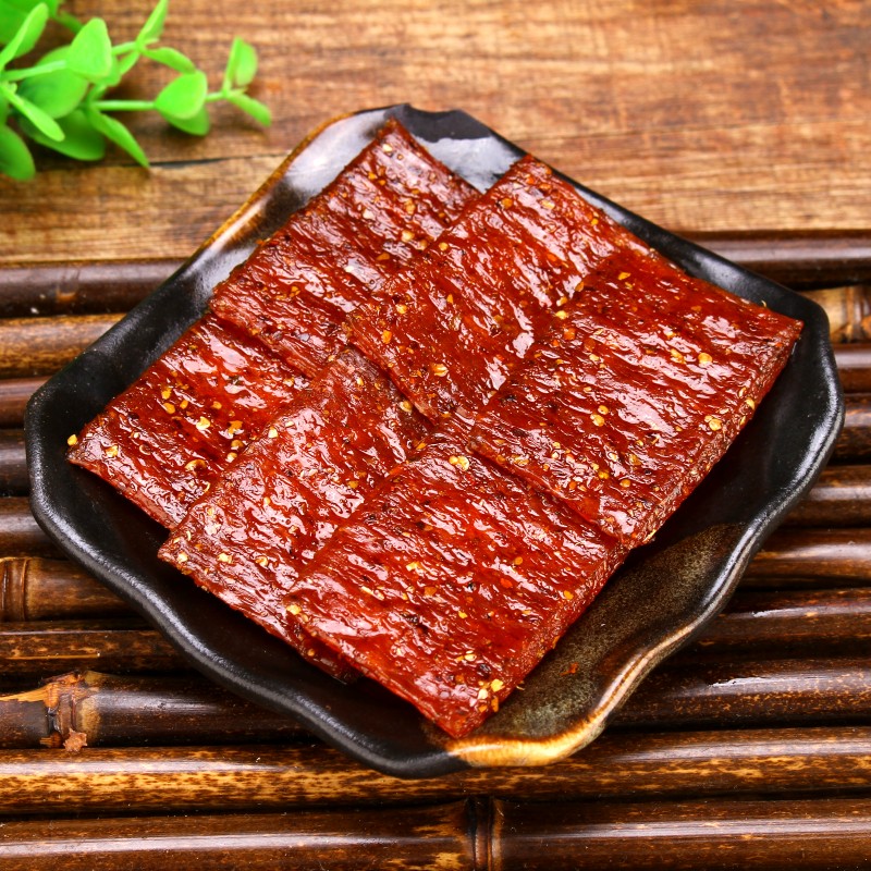 陆草垫泡椒牛板筋辣条臭干子重庆正宗儿时怀旧零食小吃大包装四川 10