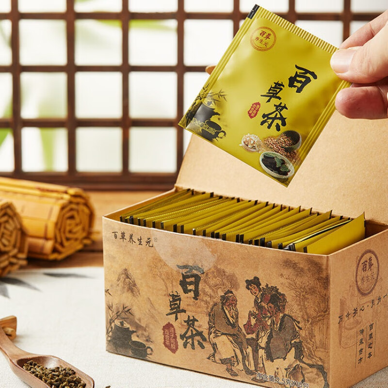 百草茶:养生元:中医百草茶:草本植物茶 一盒【老款】