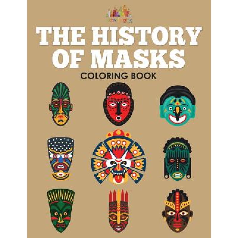 the god of masks,fearofgodlogo 预订 the history of masks coloring book