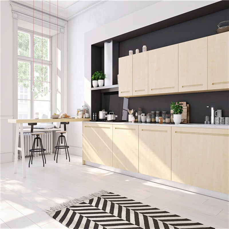 山恋津直播厨房背景布美食带货背景墙直播间3d食品吃播主播装饰 白