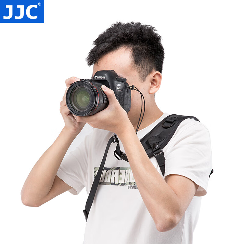 JJC 相机快摄肩带 快枪手 挂脖背带 适用于佳能R6II R8尼康D850 D810索尼A7M3 A7C富士XT5 微单反配件 NS-PRO1M 快摄肩带