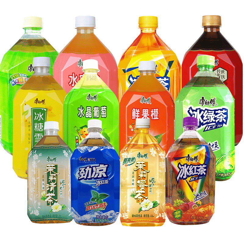 冰红茶饮料 1l大瓶装 劲凉冰红茶绿茶茉莉蜜茶蜂蜜柚子茶清茶 冰红茶