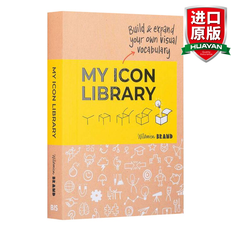英文原版 我的图标资料库 my icon library 建立和扩展你的视觉词汇