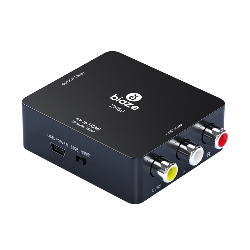 ������ AVתHDMI��ת���� 3RCA����ͷתHDMIת����USB���� AV�ӿ�ת������Ϸ��������DVD����