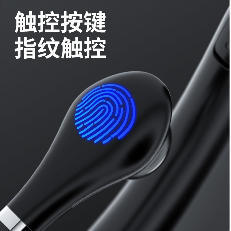 Niye【2026最新款】蓝牙耳机适用华为无线单耳挂耳式骨传导概念不入耳运动商务外卖开车代驾oppo魅族耐 【红色】久戴舒适丨智能一拖二