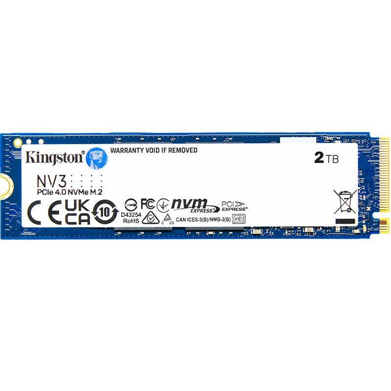 Kingston 金士顿 NV3 NVMe M.2 固态硬盘 2TB（PCI-E 4.0）