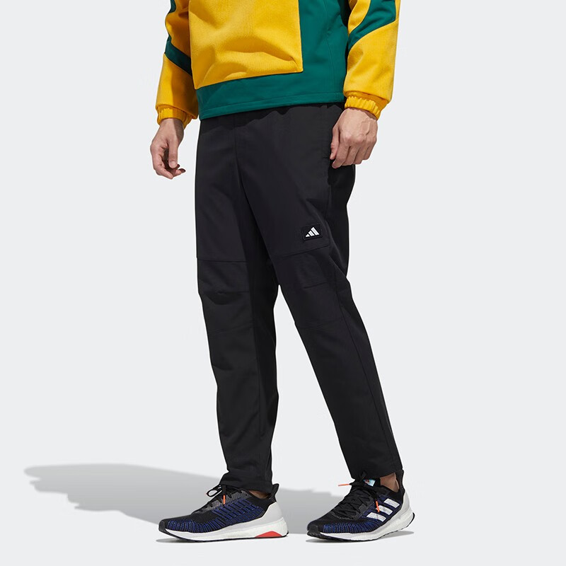 阿迪达斯 (adidas) 男裤新款运动跑步训练健身休闲直筒裤子梭织速干