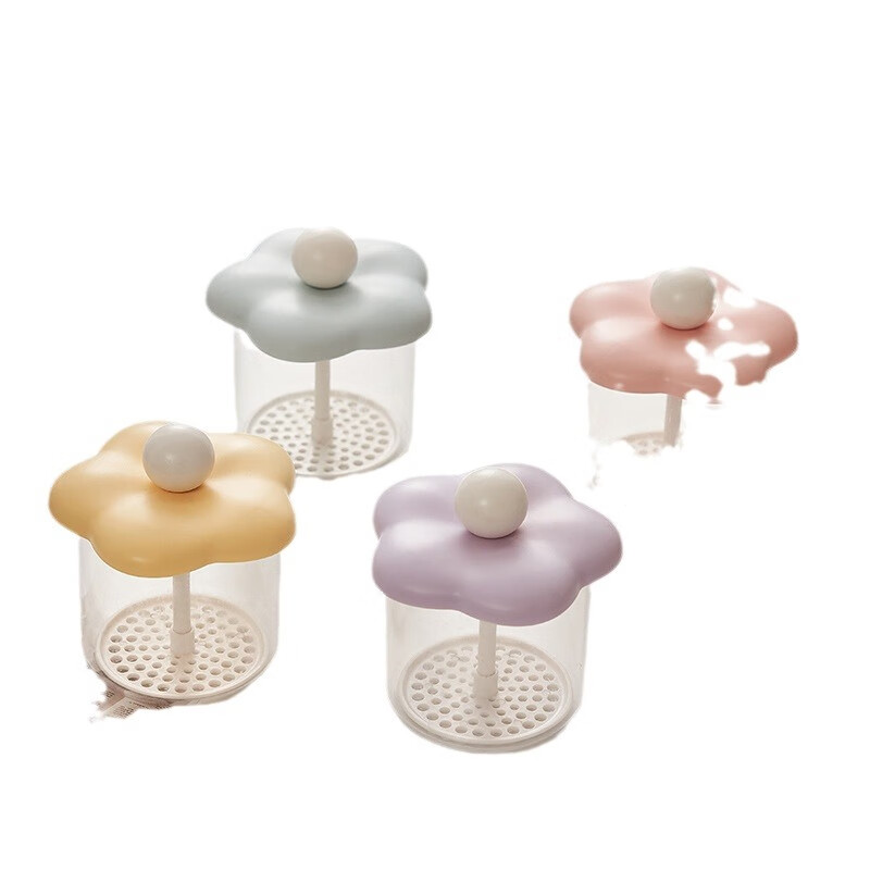 洗面奶打泡器便携按压式洗发水起泡器家用可爱打泡泡器手动发泡沫 粉红色（1个装）