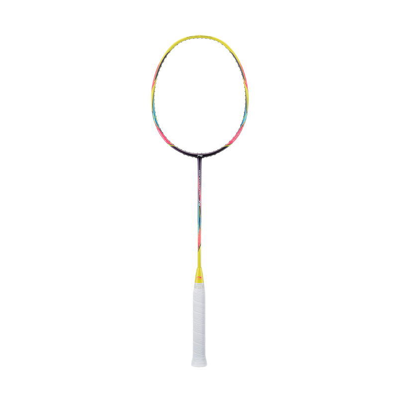 LI-NING 李宁 官网2020新品WS74碳纤维轻装74g高磅30炫彩黄羽毛球拍AYPQ004 炫彩黄-1 000