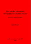 预订 The Middle Palaeolithic Geography of Southern France